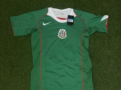 Nike Dri-Fit Mexico National Team Soccer Jersey Men's Green Red White New NWT
