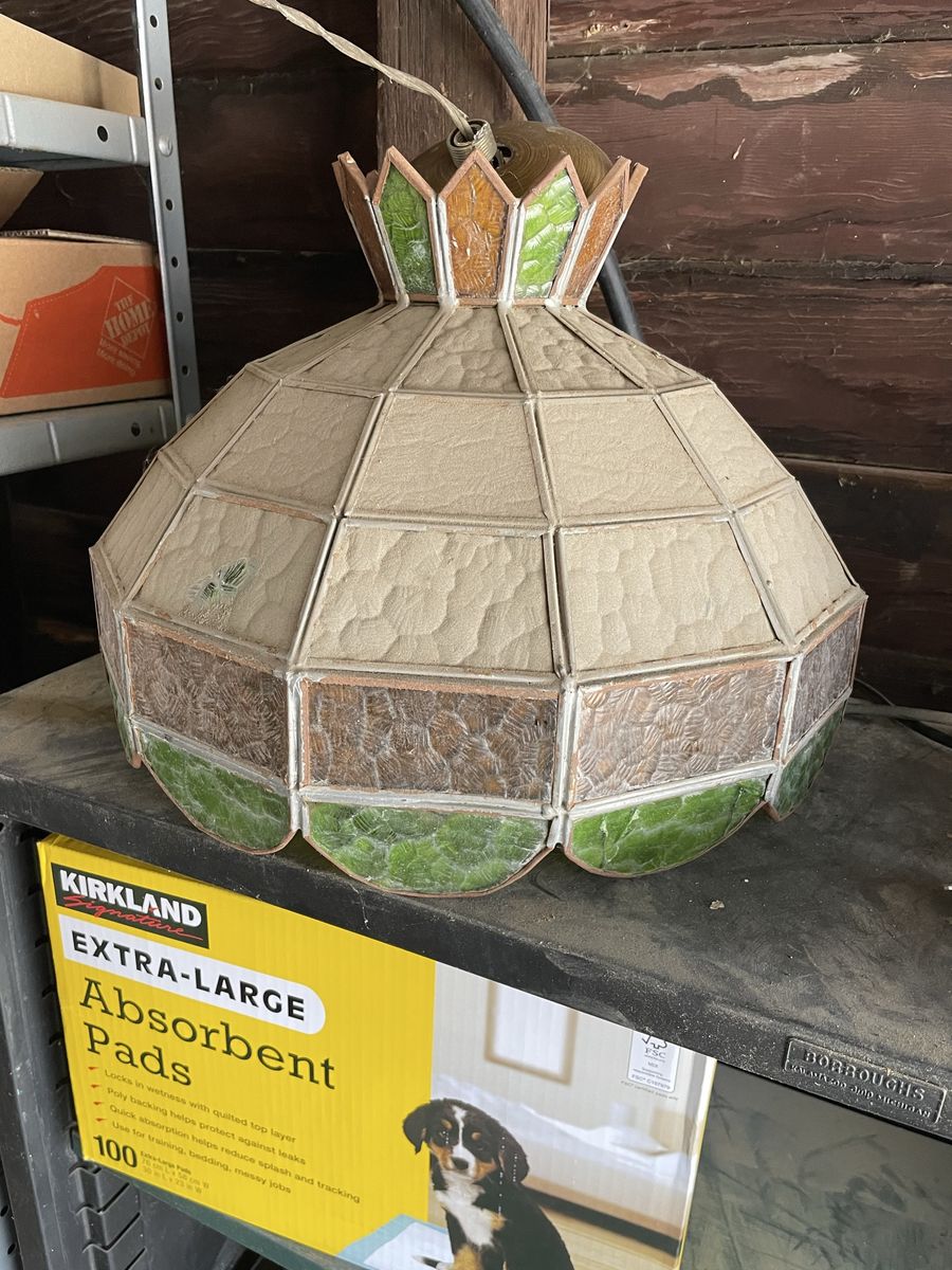 Vintage hanging light