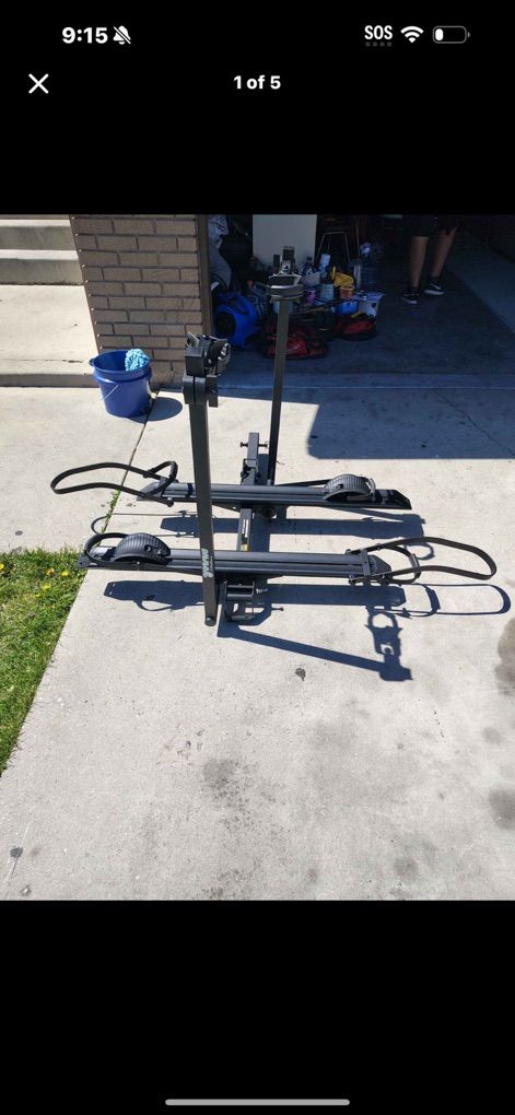 2-Bike Hitch electric bike rack