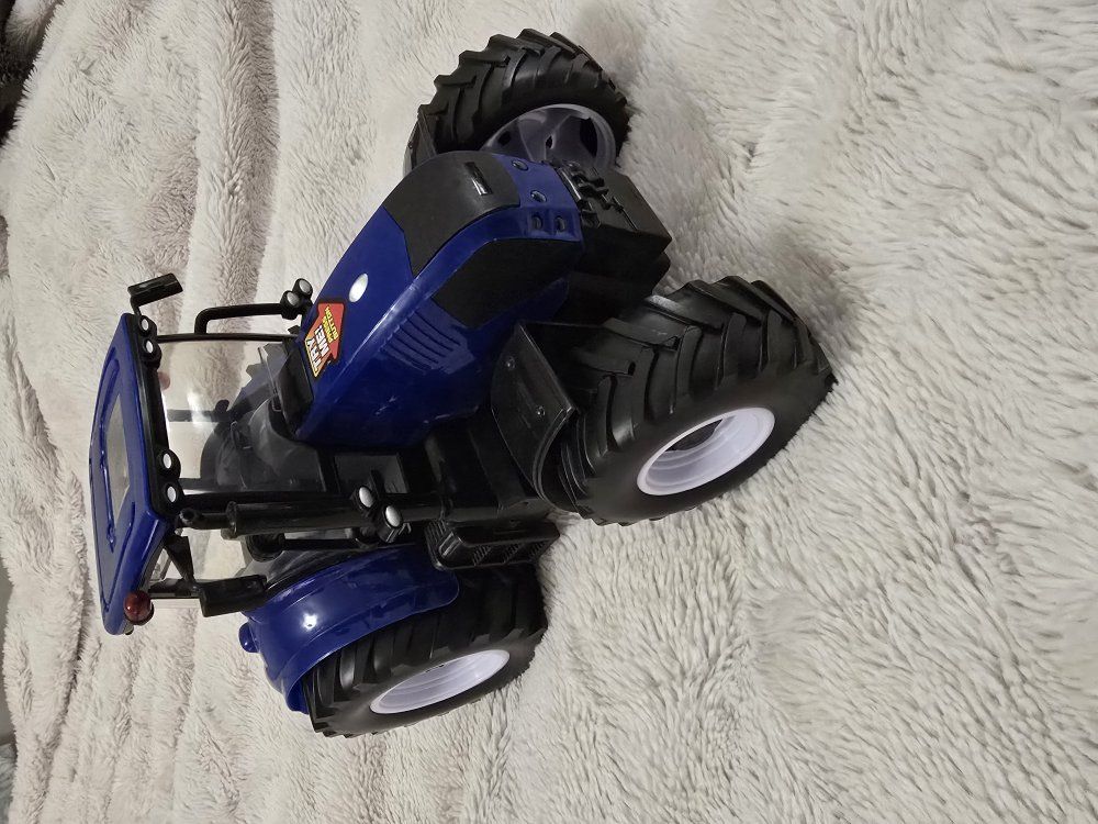 Adventure Force Blue Farm Tractor – Play Vehicle w
