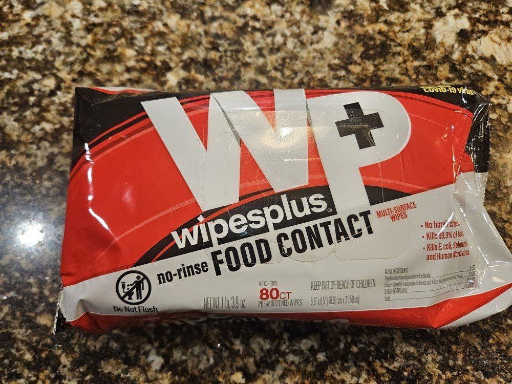 Wipesplus No-Rinse Food Contact Multi-Surface Wipes 80-Count Refill Packs (12-Pack)