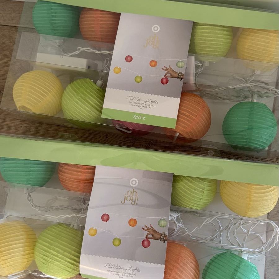NEW Oh Joy by Spritz: String Lights & Paper Lanterns