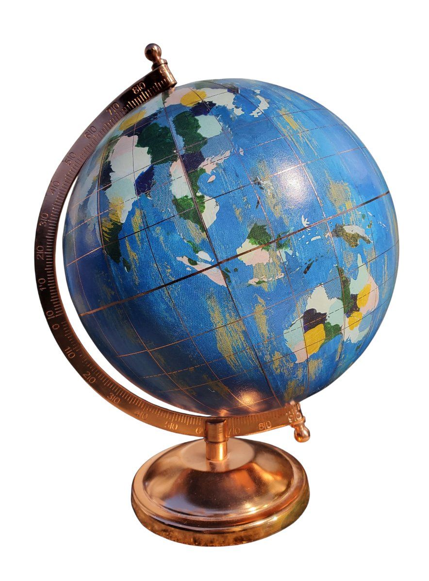 Anthropologie World Globe by Layla Ward