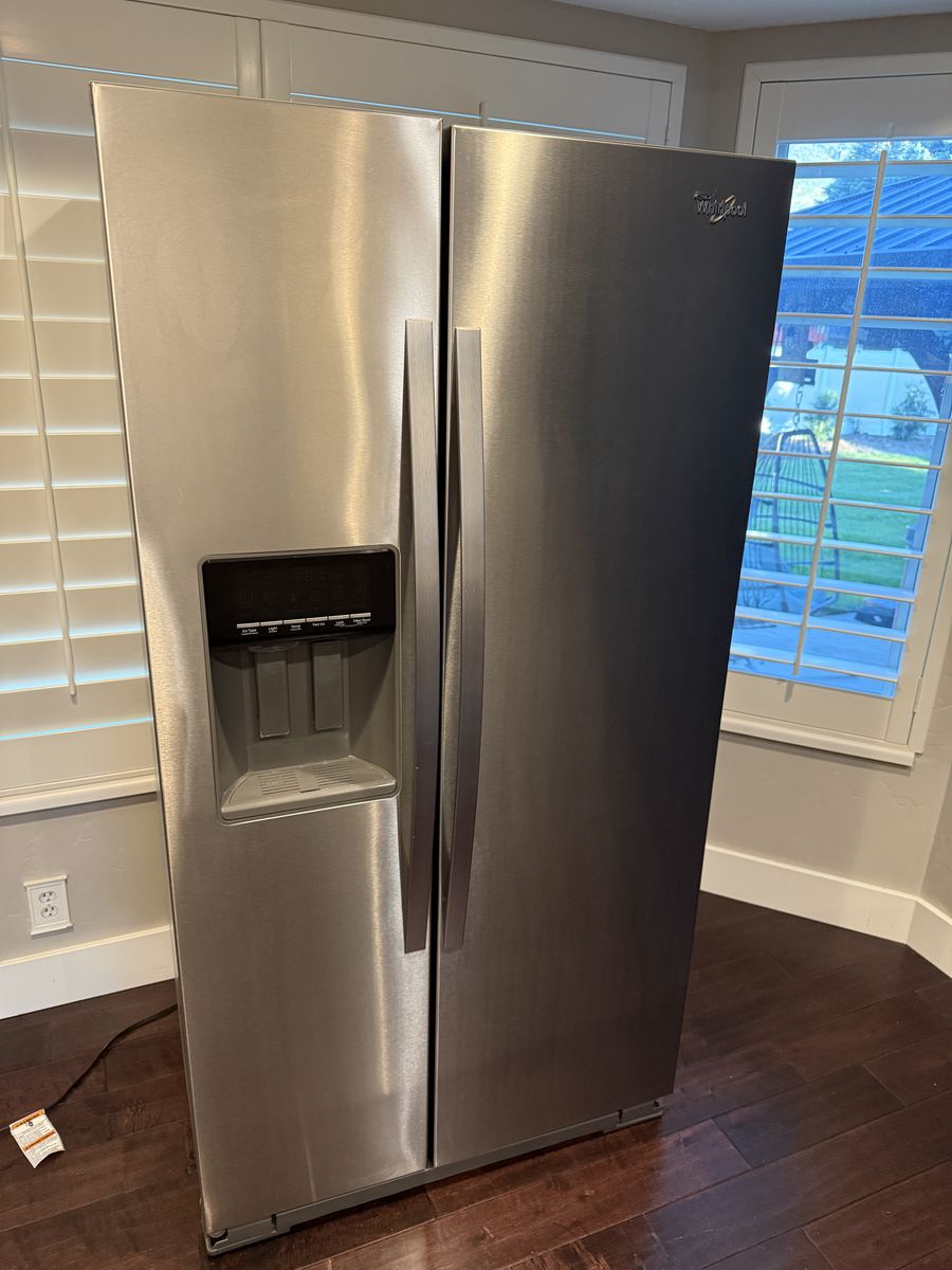 Whirlpool Stainless Steel Counter-Depth Side by Side Refrigerator Freezer