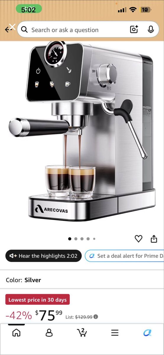 Espresso machine