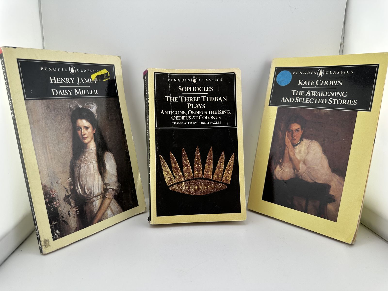 Penguin Classics Lot 3 Daisy Miller The Awakening Theban Plays PB