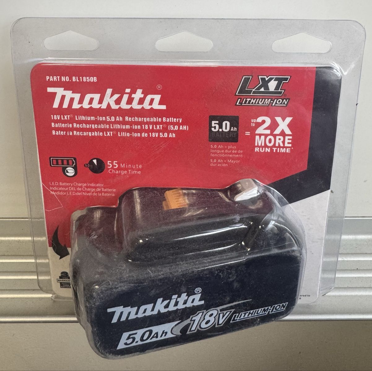 18V LXT Lithium-Ion High Capacity Battery Pack 5.0Ah with Fuel Gauge