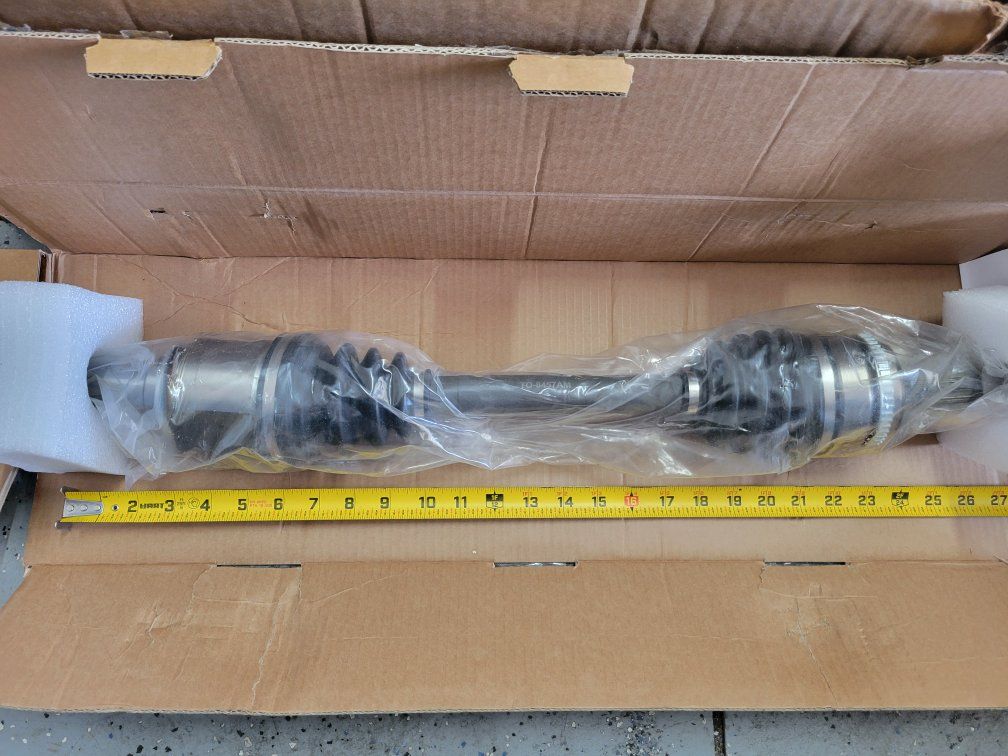 NEW- CV Axle Assembly (passenger front)