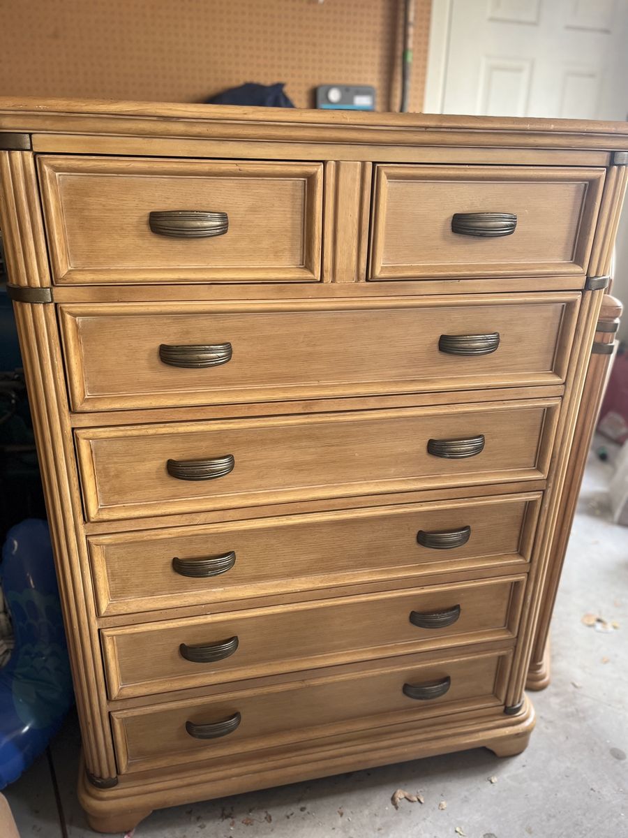 Tall + Solid Wooden Dresser | $80 OBO