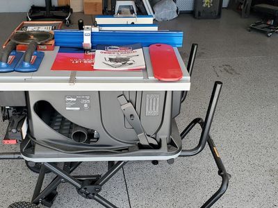 SawStop Jobsite Saw PRO Portable Table Saw w/ Stand, Dado Blade & Accessories - Excellent Condition