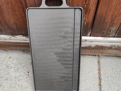 griddle top double side grill camping cast iron