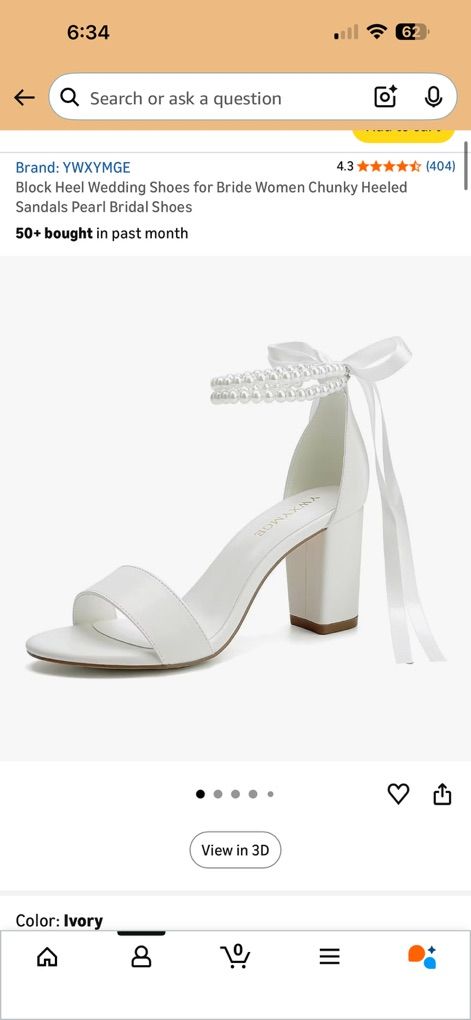 White wedding Shoes