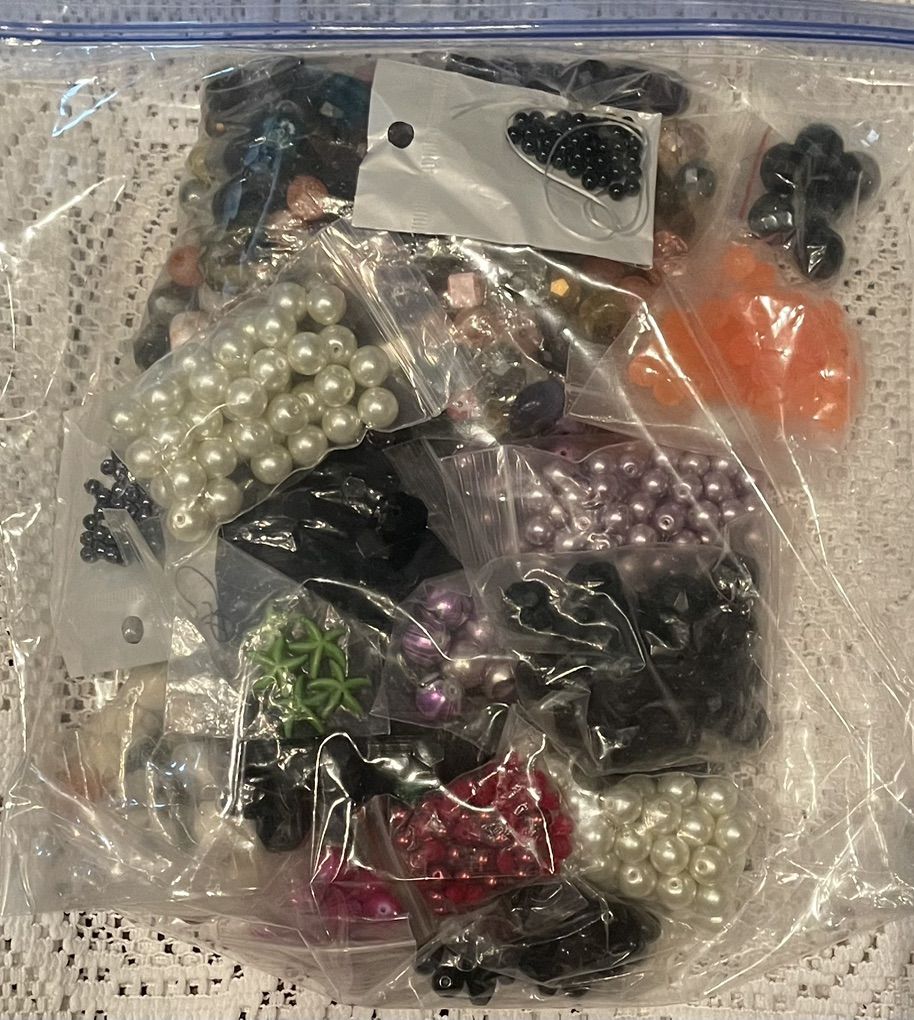 3 Lbs Of Assorted Beads # 2