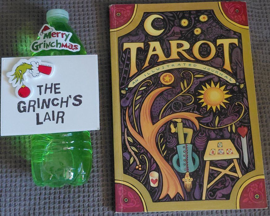 Vintage Tarot Illustrated Notebook with Card Deck