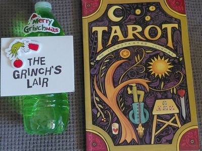 Vintage Tarot Illustrated Notebook with Card Deck
