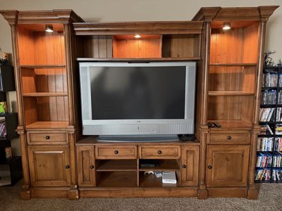 Entertainment Center & Television
