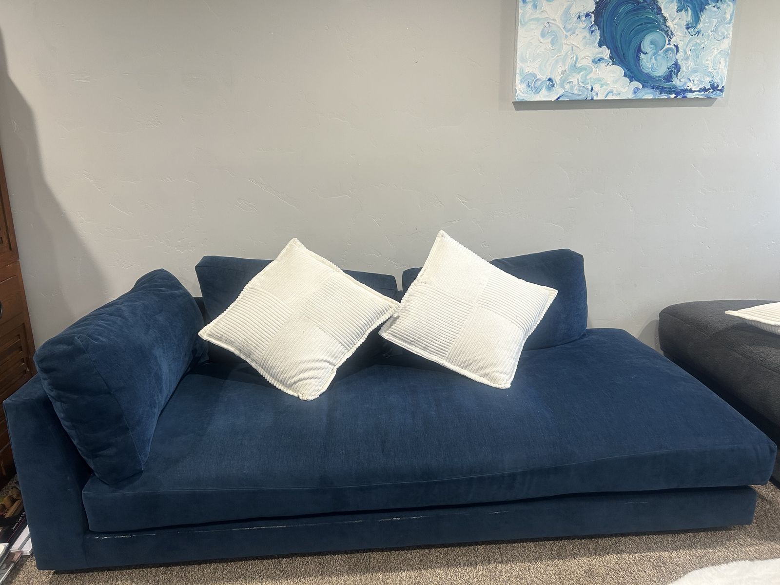 Beautiful blue Chaise Lounge