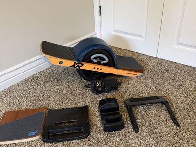 Onewheel+ XR Electric Skateboard with Fender, Charger & Extra Footpads