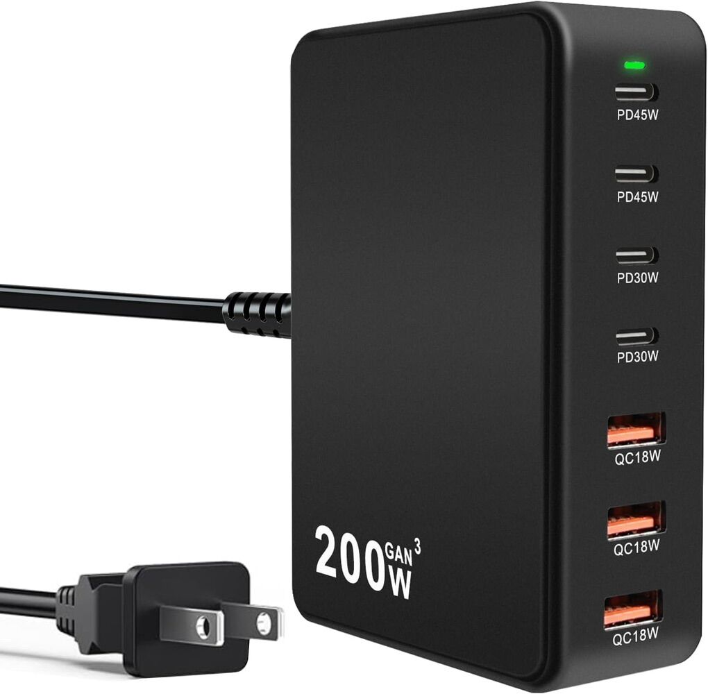 USB C Charger Block 200W