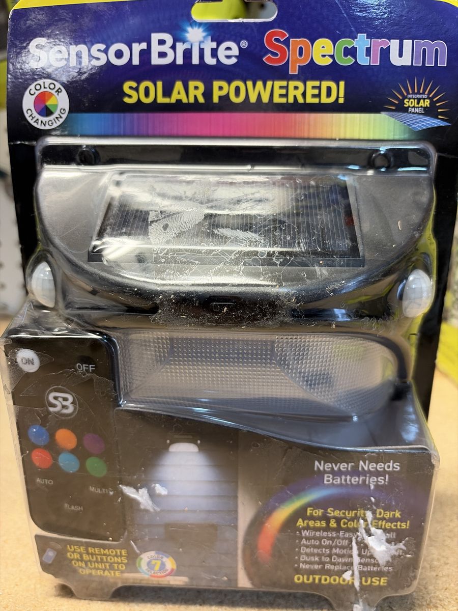 New Sensor Brite Spectum Solor Light