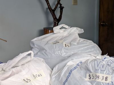 bags of clothes