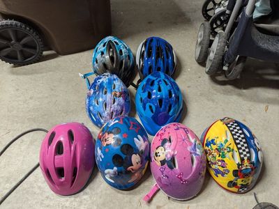 Kids' Bike Helmets - Assorted Characters (Mickey, Minnie, Frozen, Paw Patrol)