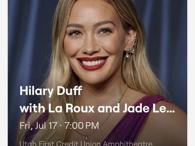 Hilary Duff • Lawn Admission • 7.17