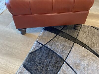 Chesterfield chair & ottoman