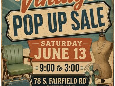 Vintage Pop Up Sale