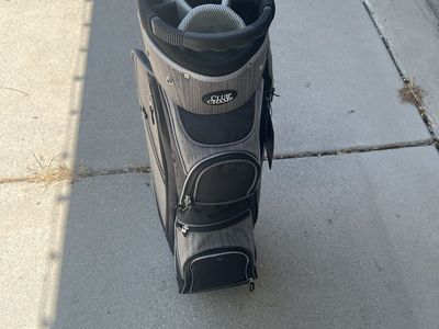 Club Champ Tour Deluxe Golf Cart Bag, Grey/Black