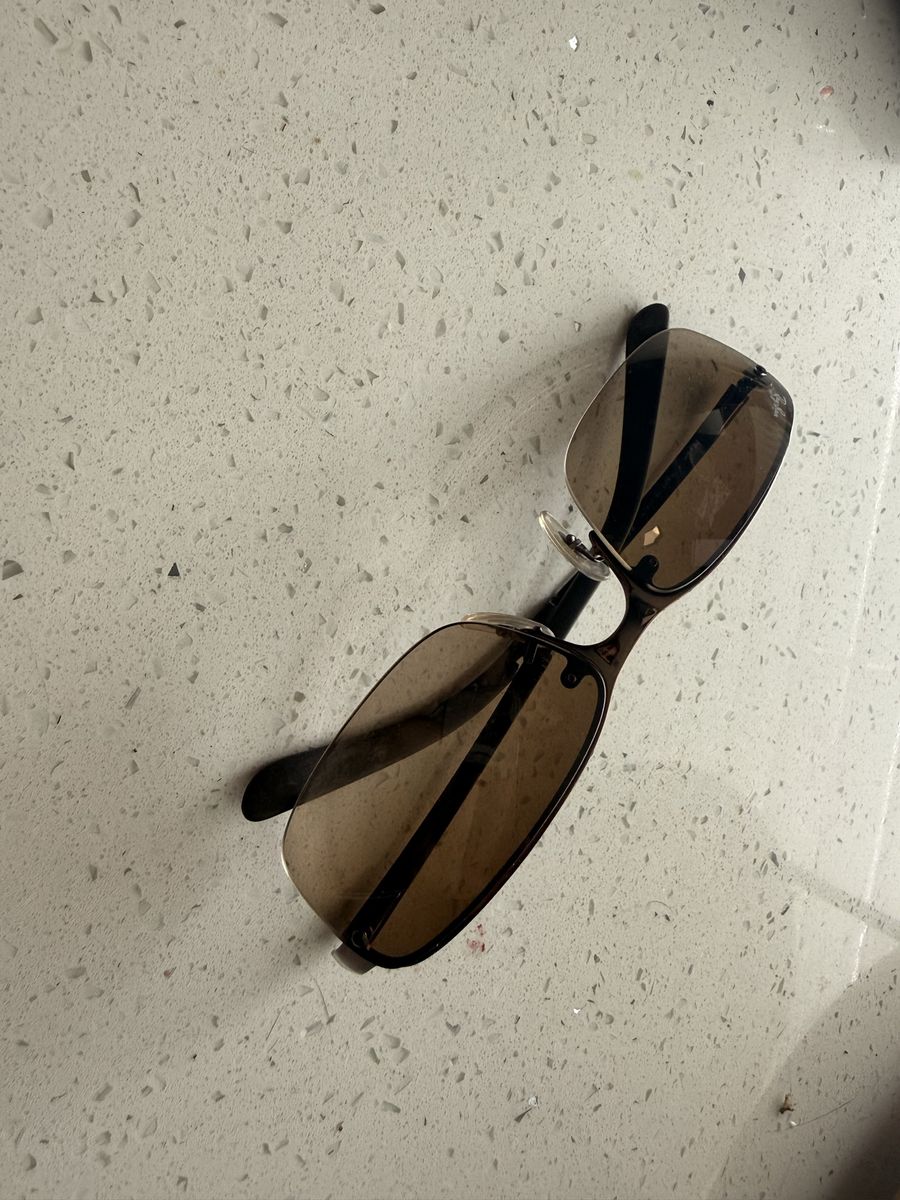 Ray-Ban RB3478 Polarized Sunglasses - Brown Lenses, Black/Gunmetal Frame - Damaged Temple