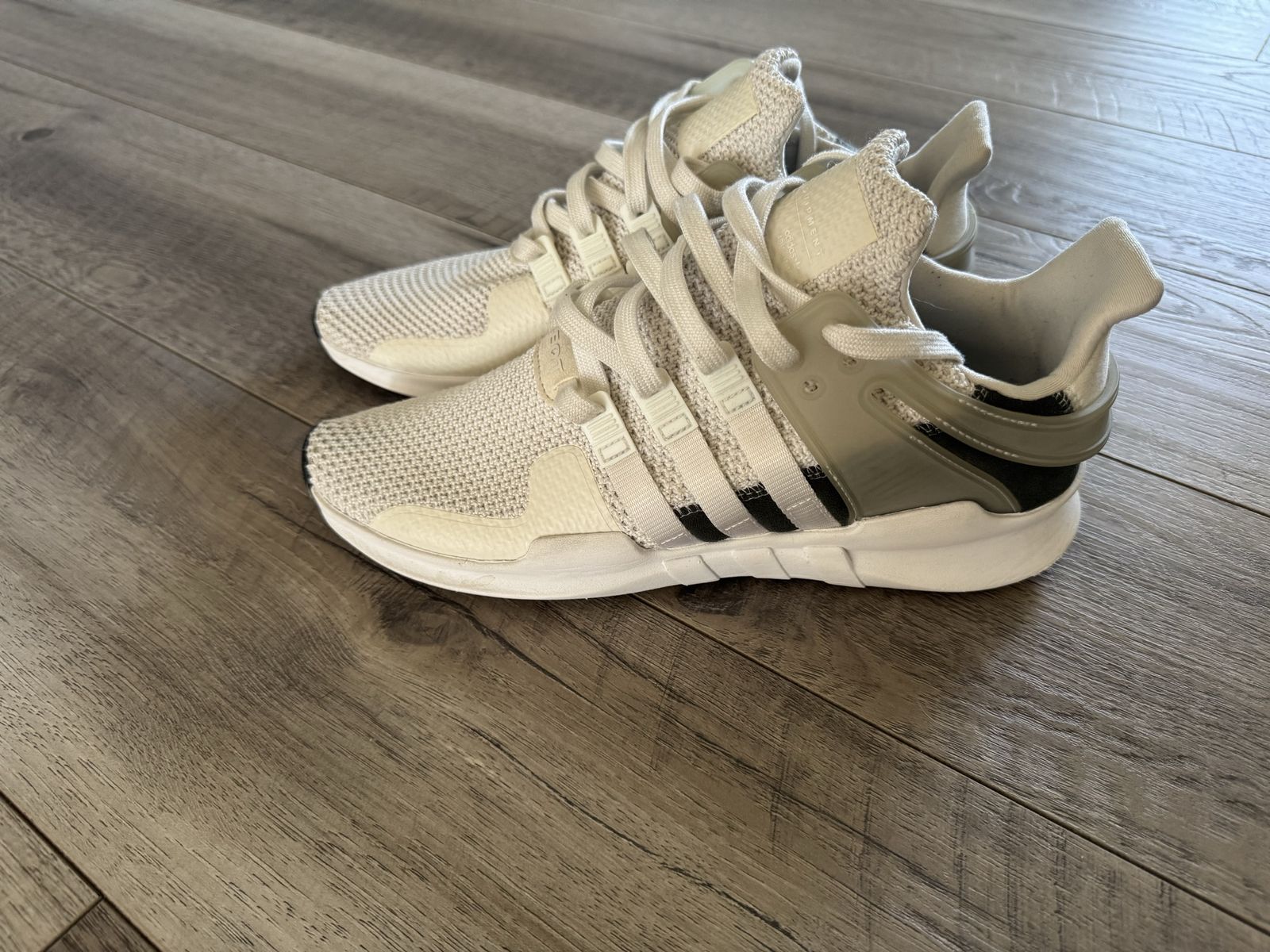 Adidas Men's White and Black Trainers