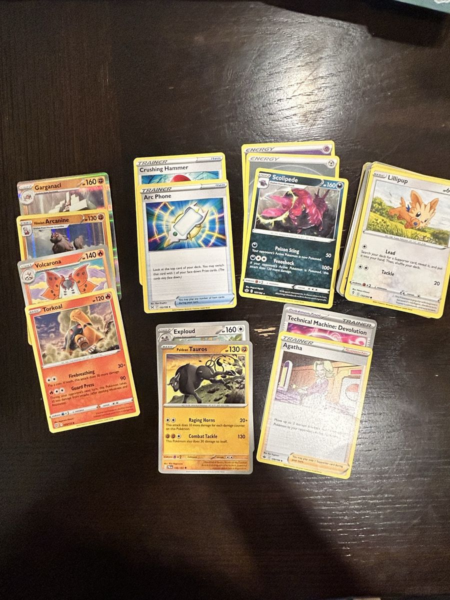 Assorted Pokémon TCG Cards Lot - Includes Trainers, & Energy Cards