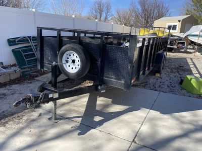 2018- 22 FT Trailer With Sides And A Ramp