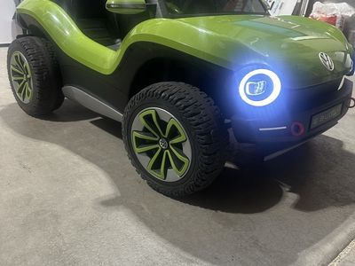Kid Trax VW Volkswagen e-Buggy 12V Ride-On Toy Green - Electric Battery Powered Car
