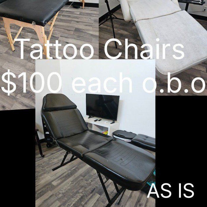 Tattoo/massage tables