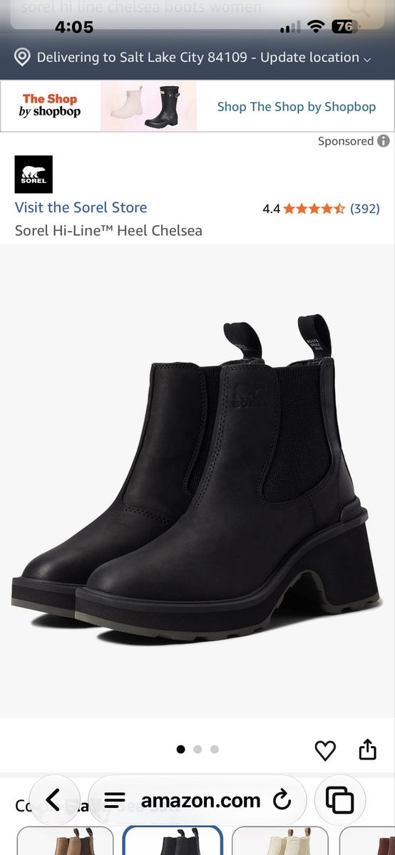 SOREL Chelsea Hi-line Boots *like new!