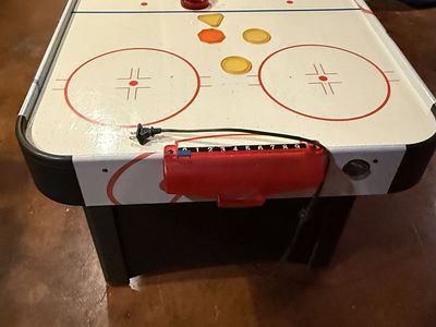 Hampton Air Hockey Table - Power Glide, 2 Player, Includes Pucks & Strikers