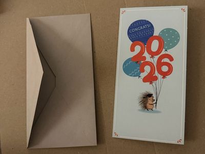 4 GRADUATION CARDS