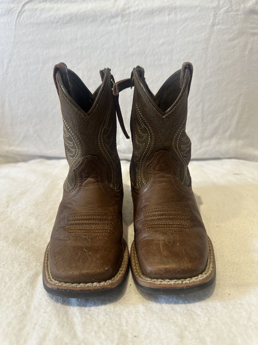 Ariat Toddler Size 8 Brown Leather Western Boots