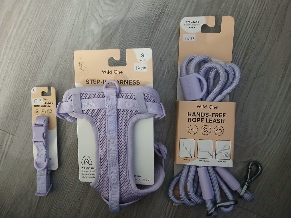 Wild One Harness Collar Leash SIZE Small