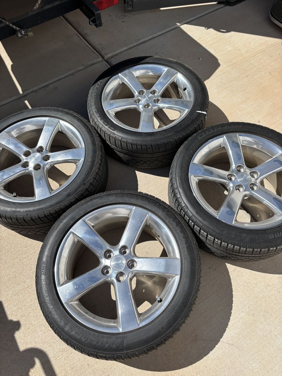 Set of 4 original 18” polished aluminum Pontiac Solstice wheels