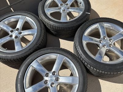 Set of 4 original 18” polished aluminum Pontiac Solstice wheels