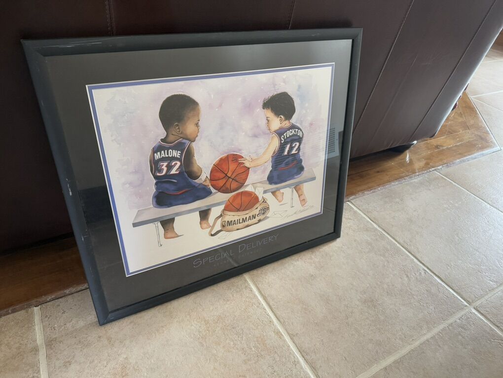 Special Delivery Signed Picture Karl Malone John S