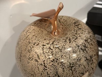 over size decorative apple