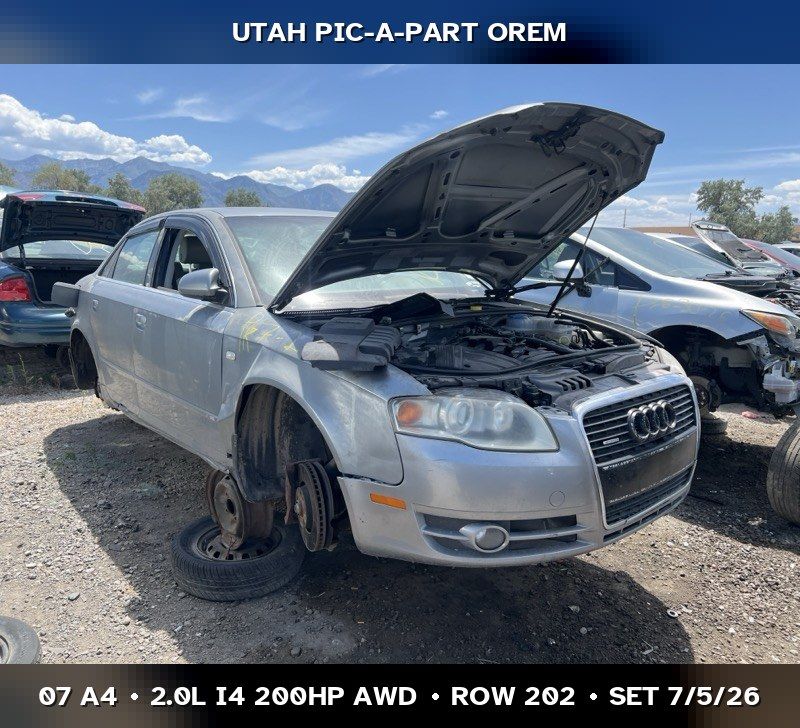 2007 Audi A4 B7 Parts - UTPAP Orem