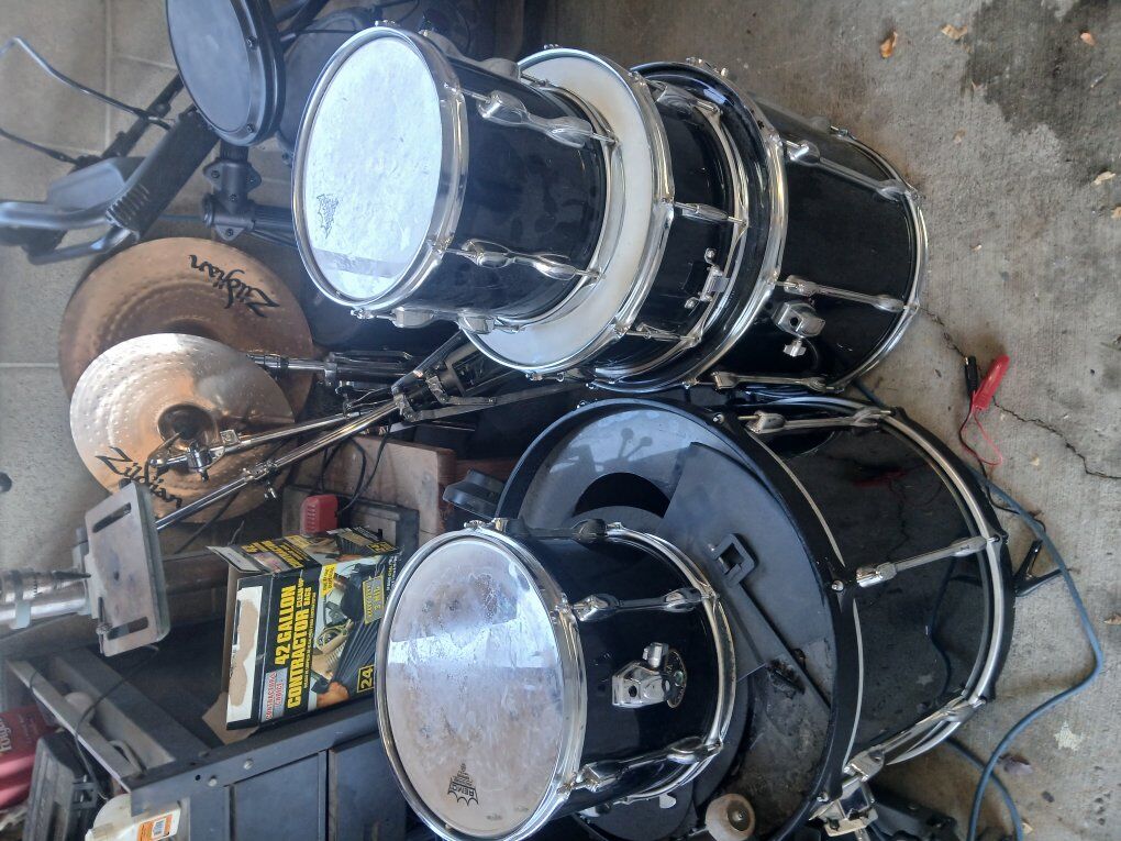 used tama Rockstar drum kit