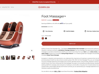 ZARIFA Foot Leg Massager compression