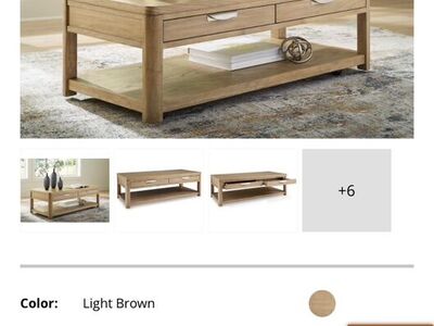 NEW! Ashley furniture Rencott Coffee Table