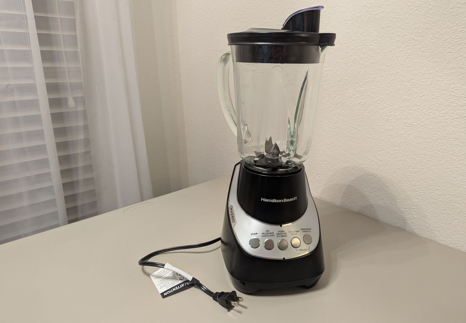 hamilton beach 48oz wave action quiet blender